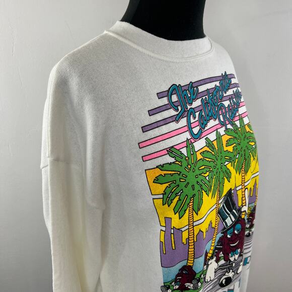 The California Raisins "Puttin on the Ritz" Top Long Sleeve Cotton Sz L VINTAGE - Picture 10 of 13
